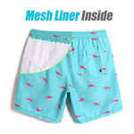 Patterned Swimwear Beach Shorts Men