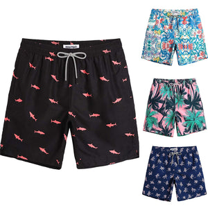 Patterned Swimwear Beach Shorts Men