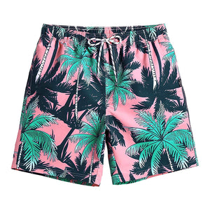 Patterned Swimwear Beach Shorts Men