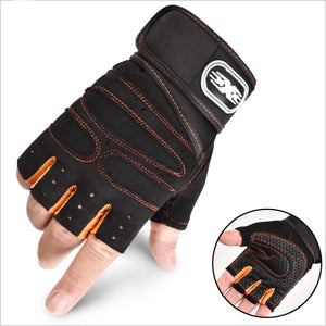 CycleGrip Half-Finger Gloves – Breathable Bike Riding Gloves
