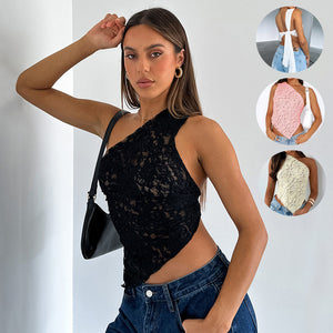 Flirty One-Shoulder Lace