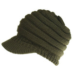 PonyBean Knit Beanie – Winter Ponytail Hat for Women