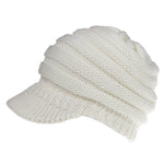 PonyBean Knit Beanie – Winter Ponytail Hat for Women