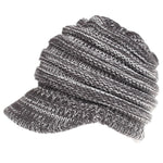 PonyBean Knit Beanie – Winter Ponytail Hat for Women