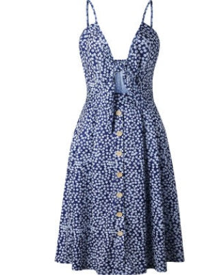 Elegant Sleeveless Summer Dress