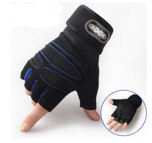 CycleGrip Half-Finger Gloves – Breathable Bike Riding Gloves