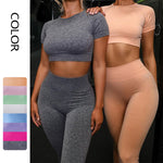 FlexForm Active Set – Seamless Yoga & Gym Outfit