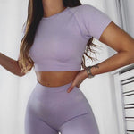 FlexForm Active Set – Seamless Yoga & Gym Outfit