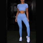 FlexForm Active Set – Seamless Yoga & Gym Outfit