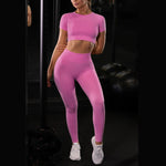 FlexForm Active Set – Seamless Yoga & Gym Outfit