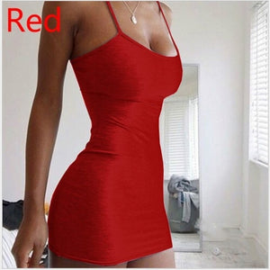 Minimal Muse Halter Dress – Solid Color Slim Fit Party Dress