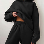 CozyCore Hoodie Set – Women’s Two-Piece Tracksuit & Sweater Outfit