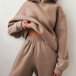 CozyCore Hoodie Set – Women’s Two-Piece Tracksuit & Sweater Outfit