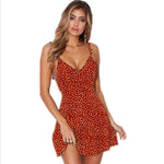 DotWave Sundress – Polka Dot Strappy Summer Dress