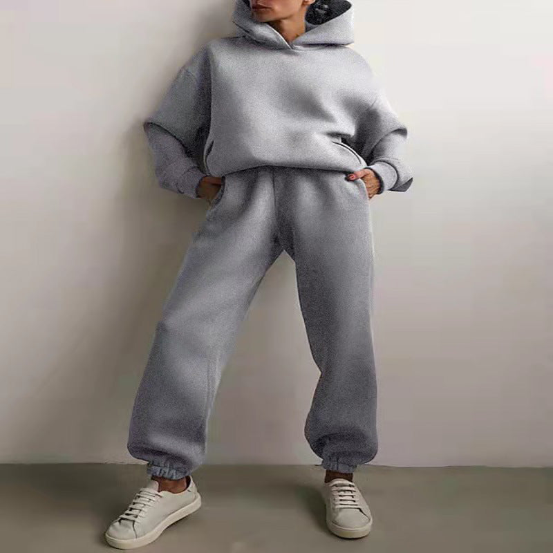 CozyCore Hoodie Set – Women’s Two-Piece Tracksuit & Sweater Outfit