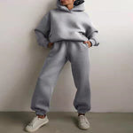 CozyCore Hoodie Set – Women’s Two-Piece Tracksuit & Sweater Outfit