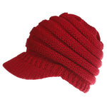 PonyBean Knit Beanie – Winter Ponytail Hat for Women