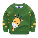 ToonKnit Sweater – Cartoon Print Knit Sweater for Kids