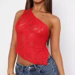 Flirty One-Shoulder Lace