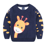 ToonKnit Sweater – Cartoon Print Knit Sweater for Kids