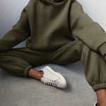 CozyCore Hoodie Set – Women’s Two-Piece Tracksuit & Sweater Outfit