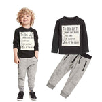 CasualCub 2-Piece – Boys Cotton Long Sleeve & Pants Outfit