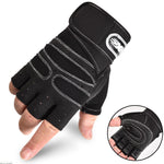 CycleGrip Half-Finger Gloves – Breathable Bike Riding Gloves