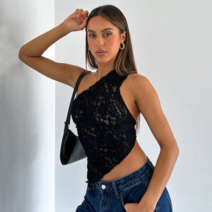 Flirty One-Shoulder Lace