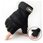 CycleGrip Half-Finger Gloves – Breathable Bike Riding Gloves