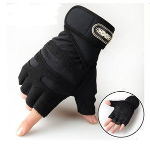 CycleGrip Half-Finger Gloves – Breathable Bike Riding Gloves