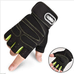 CycleGrip Half-Finger Gloves – Breathable Bike Riding Gloves