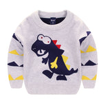 ToonKnit Sweater – Cartoon Print Knit Sweater for Kids