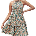 BohoBreeze Halter Dress – Backless Summer Beach Dress