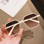 HalfVue Retro – Vintage Half-Frame Sunglasses UV Protection
