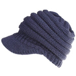 PonyBean Knit Beanie – Winter Ponytail Hat for Women