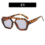 WildFrame Leopard – Oversized Leopard Print Sunglasses