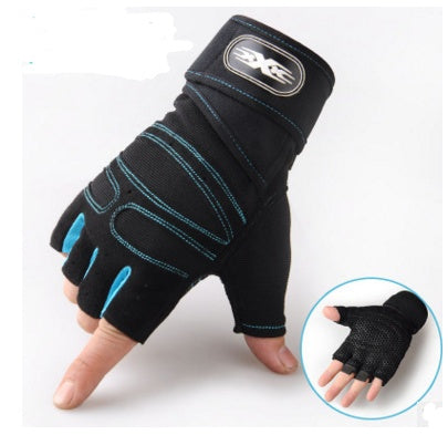 CycleGrip Half-Finger Gloves – Breathable Bike Riding Gloves