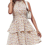 BohoBreeze Halter Dress – Backless Summer Beach Dress