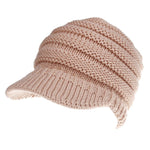 PonyBean Knit Beanie – Winter Ponytail Hat for Women