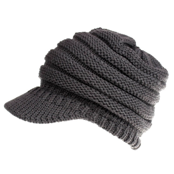 PonyBean Knit Beanie – Winter Ponytail Hat for Women