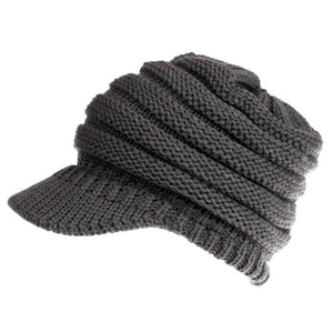 PonyBean Knit Beanie – Winter Ponytail Hat for Women