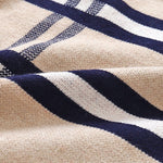 PlaidKnit Pullover – Boys Plaid Jacquard Sweater