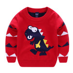 ToonKnit Sweater – Cartoon Print Knit Sweater for Kids