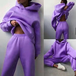 CozyCore Hoodie Set – Women’s Two-Piece Tracksuit & Sweater Outfit