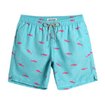 Patterned Swimwear Beach Shorts Men