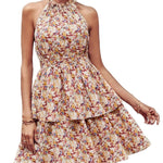 BohoBreeze Halter Dress – Backless Summer Beach Dress