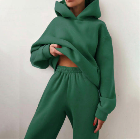 CozyCore Hoodie Set – Women’s Two-Piece Tracksuit & Sweater Outfit