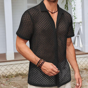 BreezeMesh Polo – Men’s Lightweight Summer Mesh Shirt