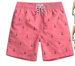 Patterned Swimwear Beach Shorts Men
