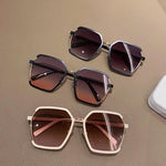 HalfVue Retro – Vintage Half-Frame Sunglasses UV Protection